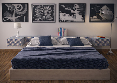 Bedroom 3D visualisation