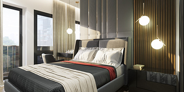 Modern Bedroom - Luxury Apartment