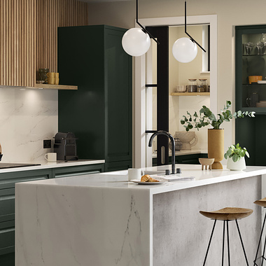 Harbone Green Multi-Functional Kitchen Interior