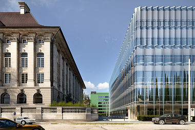 Swiss Re office building in Zürich