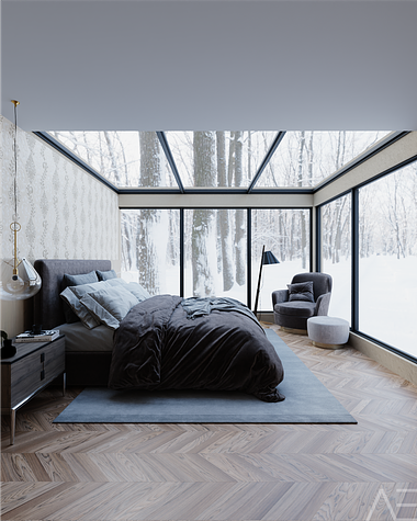 Winter Bedroom