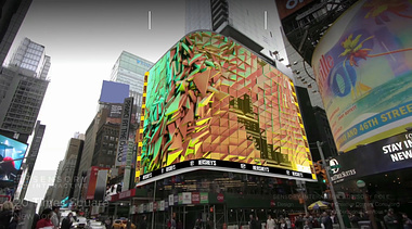 3D Signage Concept - 20 Times Square