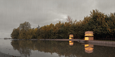 HRABINKA LAKE - Raining on the lake