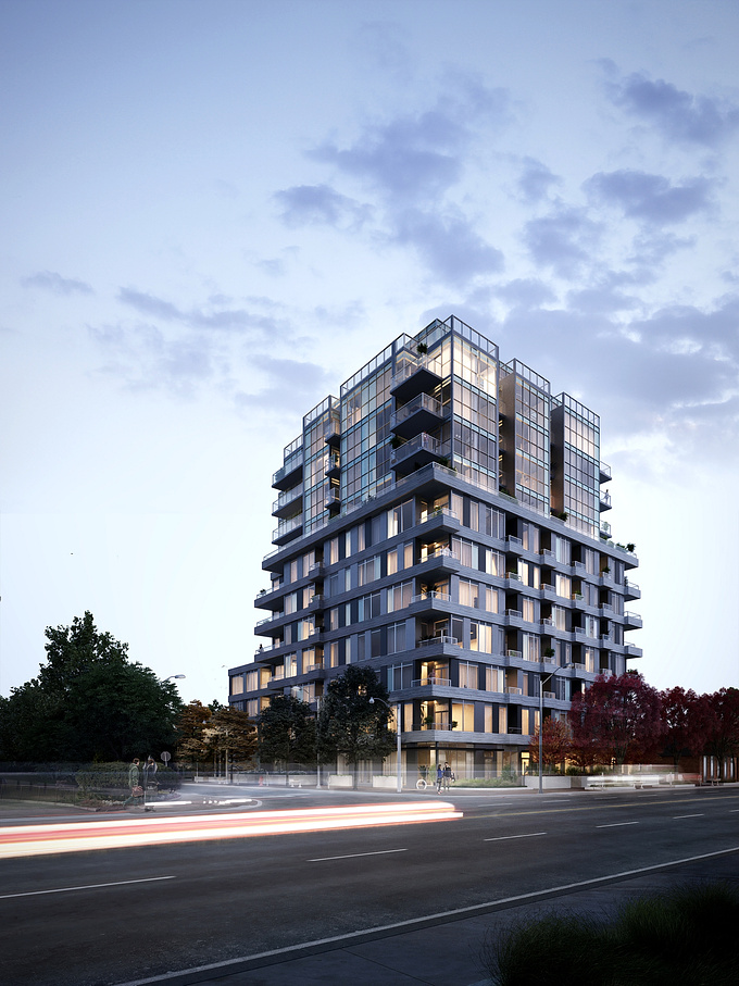 ZOA Studio - https://zoa3d.com
A residential development project by Sierra Building Group in Toronto. We have created numerous moody pics alongside with our great canadian partners RedNGen, that show the facade in different daytimes.
Project Lead by: Bence FALUSSY, Art Director @ ZOA
Image Created by: Bálint KÁLMÁN, Junior Artist @ ZOA