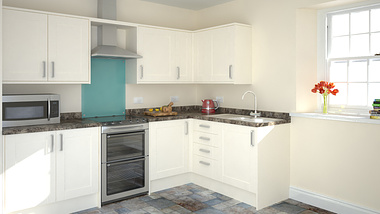 Standard range, apartment kitchen