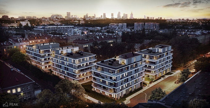 Housing estate in Warsaw - Iwicka Street
Developer: Yareal
Architectural design by Maas Projekt
2019
