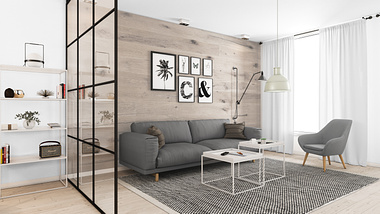 Apartment Livingroom - Sweden