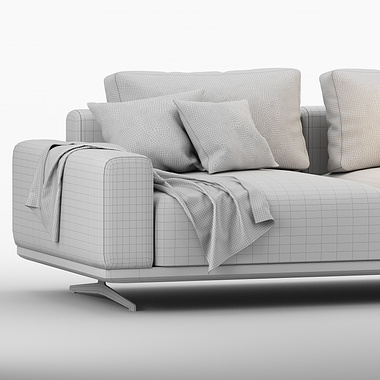 Sofa Furniture modeling & rendering