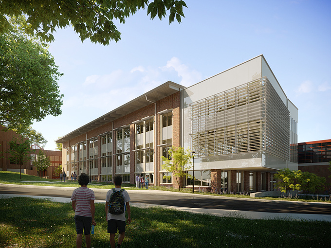 Renderings for Rose-Hulman University's new Academic Building
