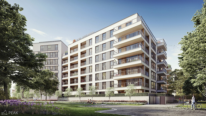 Housing estate, Warsaw
Architectural design: HRA Architekci 
2017