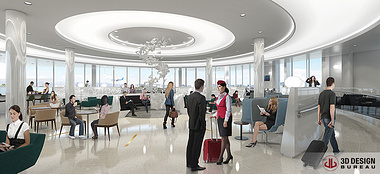 CGI - Interior Airport Lounge
