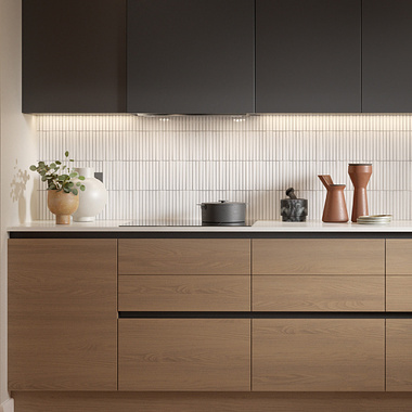 Tavola Oak Kitchen and Living Space