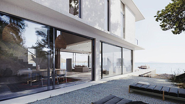 Architectural Rendering Project for a Villa by the Lake