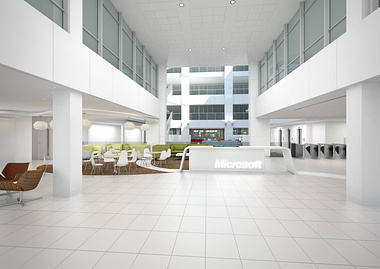 Microsoft Atrium, Offices and Play Spaces