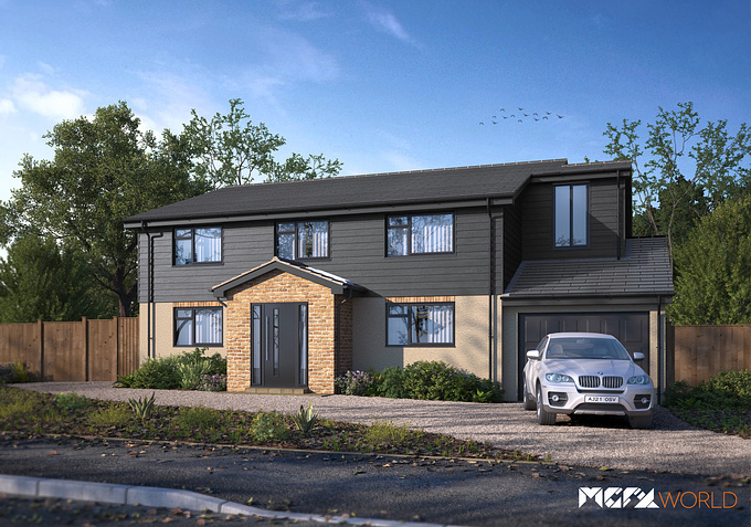 Have a look at Splendid 3D Architectural Rendering of Luxury House in United Kingdom