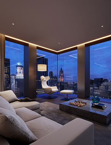 5th Avenue Tower | Living Room