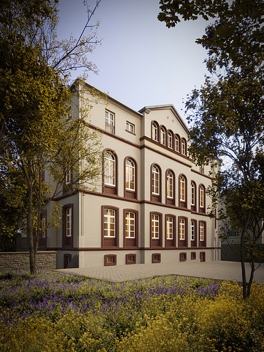 Exterior Visualization: Kureck City Villas, Wiesbaden