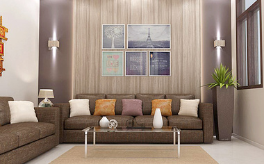 Drawing Room with vray+ photoshop