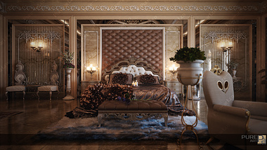 Luxury Palace_Master Bedroom in ksa