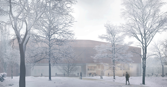Ark-house’s proposal for Sara Hildén Art Museum’s new building positions the art venue as a gateway between the built and natural environment. We created images that convey the sense of dialogue established by the ethereal building, which has a remarkable presence throughout seasons.