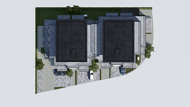 Exterior and interior visualization of the “Melampus” residential complex, Heppenheim