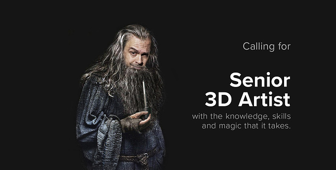 Senior 3D Artist 