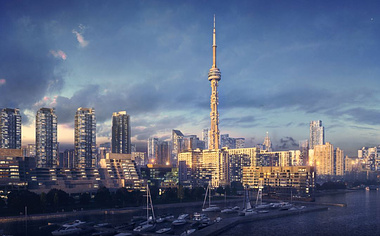 Conceptual 3D Visualization Proposal for CN Tower
