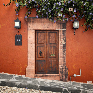 Mexican House entry door
