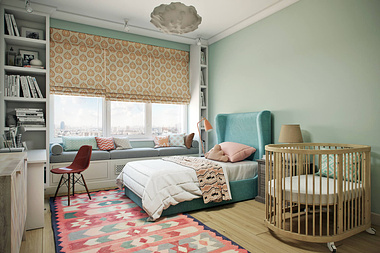 Child’s Room Design Rendering by ArchiCGI