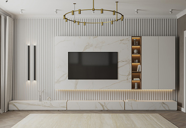 Apartment in Moscow, 3d visualization
