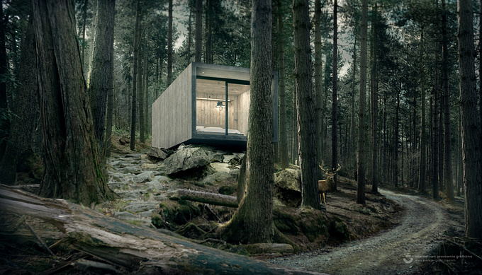 Kreacje graficzne - http://www.kreacje-graficzne.com/
Simple cabin in the woods