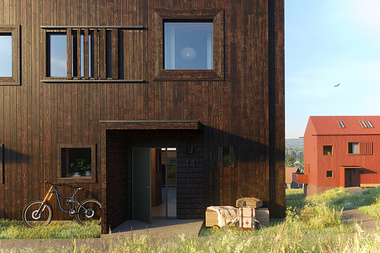 Wooden Houses in North Sweden - exteriors
