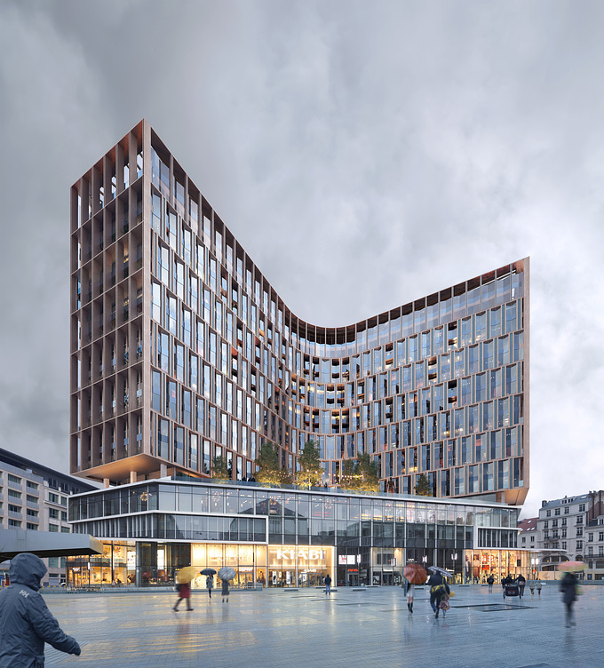 Centre Monnaie/Muntcentrum Brussels Redesign
Winner proposal - Snohetta & Binst