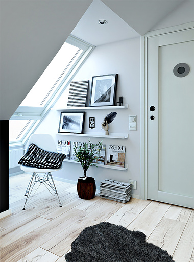 Stylish Black & White Room
