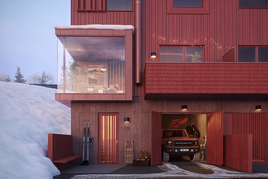 Wooden Houses in North Sweden - exteriors