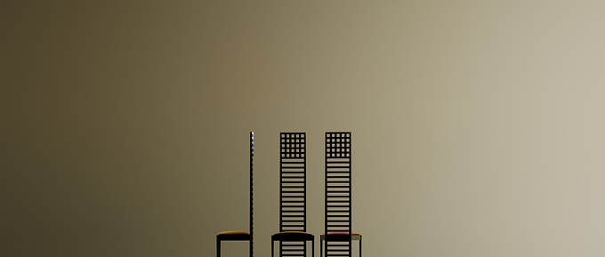 Paying homage to the brilliant design of Charles Rennie Mackintosh with a Full CGI recreation of the Hill House Chair.