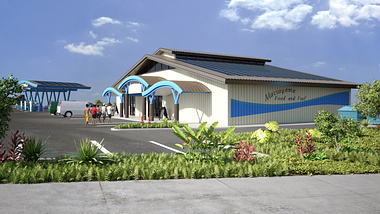 EXTERIOR DESIGN OF THE GAS STATION
