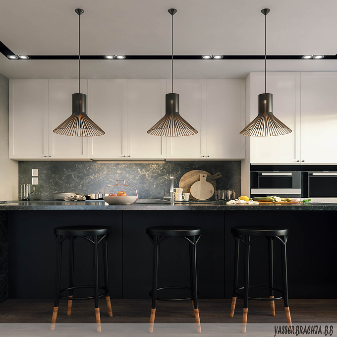 yasser brachia
Design a kitchen that is practical and consistent with other spaces.