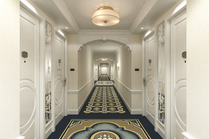 This is an old project, but it holds up well. Rendered in VRay. We must have done about 60 images for the design updates and alternate proposals for a refresh of the standard suites in the Palazzo. Gensler and various small design houses. 