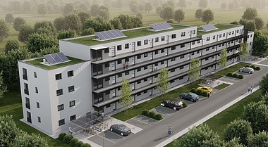 Neubau in Baiersdorf mit 47 Wohnungen