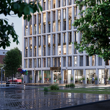 Residential complex Mitte for Hutton Development group