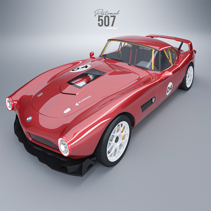 Render and remodeling of a BMW 507 coupe.

3ds max, modeling/texturing
V ray, rendering
Photoshop, postproduction

