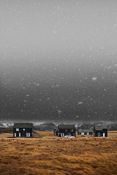 Black Houses in Hellnar - Iceland