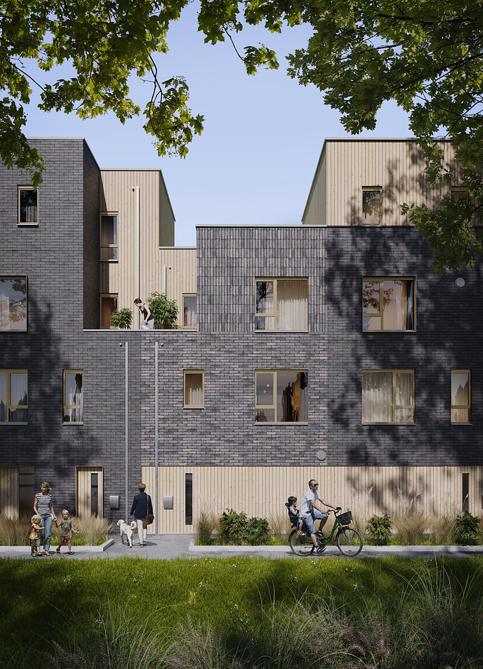 A Belgian development set to bring new homes to a fast-growing eco-district in Liège.