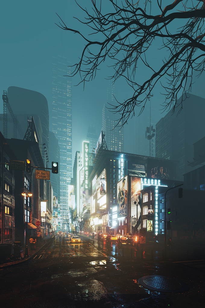 New York City 01
sw: 3dmax, corona and PS
CG: VicnguyenDesign
thanks all CC!