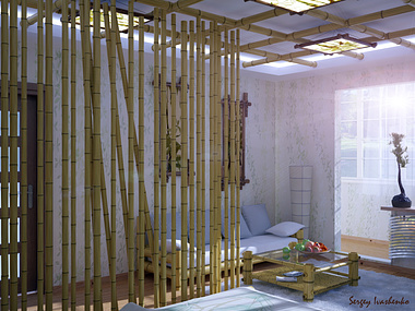 bamboo room