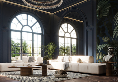 Luxury Contemporary Living Room