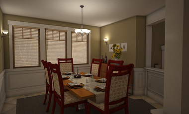 dining room scene
