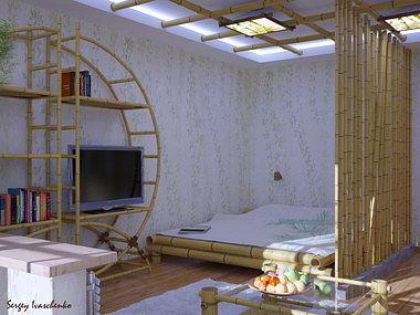 bamboo room
