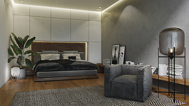 Minimalistic bedroom
